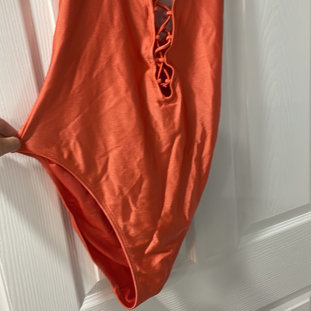 Forever21+ Orange One Piece - Picture 2 of 6